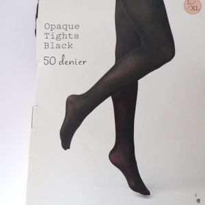 a new day Accessories - A New Day Opaque Tights Black Size L XL WA1229 a new day Accessories - A New Day Opaque Tights Black Size L XL WA1229